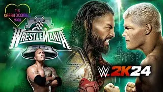 WWE 2K24: Cody Rhodes vs. Roman Reigns - Special Guest Referee The Rock Gameplay! WrestleMania 40
