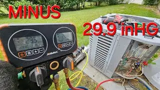 HOW TO VACUUM HVAC / AC SYSTEM BASIC METHOD