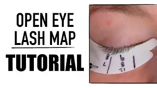 Creating an Open Eye Lash Mapping | Lash Artist Tips