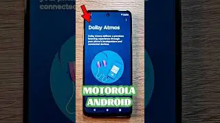 Dolby Atmos Sound Effects Moto G Phone