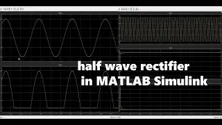 Half wave rectifier in MATLAB Simulink