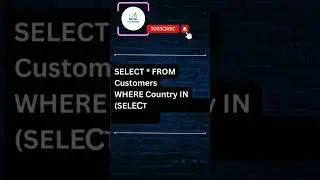 SQL in Operator 