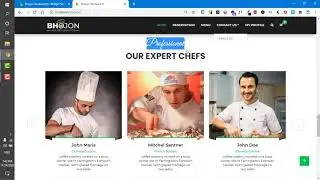 Website Setting in restaurants management system
