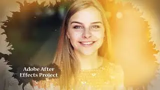 Ink Splatter Slideshow After Effects & Premiere Project