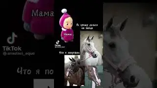 Лошадь по имени Зайчик (видио не мое)