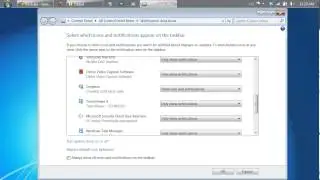 Windows 7: Customize your notification icon area