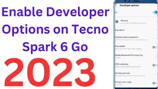 How to Enable Developer Options on Tecno Spark 6Go 2023|tecnospark6 developer options on kasia kara