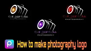 How to make photography logo in picsart||Picsart mai logo kaise banaye||Picsart logo making-SK EDIT