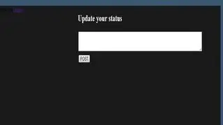 Create a Social Network - 15 - Coding the Status