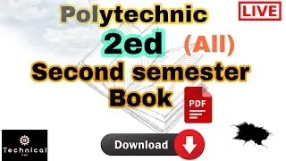 Ploytechnic second semester book pdf। How to download polytechnic second semster book#secondsemester