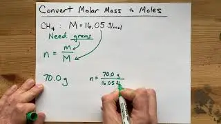 Convert Molar Mass to Moles (2021)