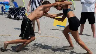🤼‍♂️ Annual Lynn Shore Showdown 2023 Kids Adults beach sand wrestling competition tournament