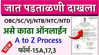 असे काढा जात वैधता प्रमाणपत्र घरबसल्या | Cast Validity Online form Maharashtra 2025