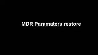 ROUTER: MDR CNC control system parameters