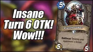 Insane Turn 6 OTK! Wow!!! | Platebreaker Paladin | Hearthstone