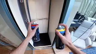 Painting a Custom ELEVATOR (for a Famous YouTuber)
