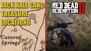 RDR2: ALL 3 'Jack Hall Gang Map' Treasure Locations