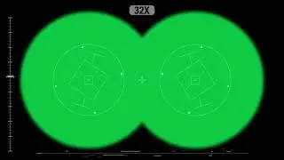 HUD Binoculars | Green screen