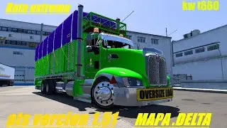 KW T660 EN RUTA EXTREMA EN  MAPA DELTA  ATS V1.51 #atsmods