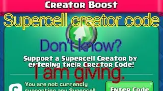 Supercell Creator Code Clash Royal