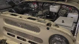 УазТех: Установка om603 на УАЗ 469 с КПП Mercedes и РК Nissan
