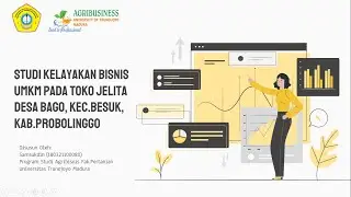 EVALUASI KELAYAKAN BISNIS UMKM (STUDI KASUS TOKO JELITA DI DESA BAGO, KEC.BESUK,KAB.PROBOLINGGO)