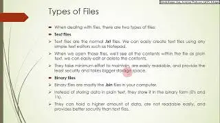 File Handling File Open Function File Opening Modes And File Close Function