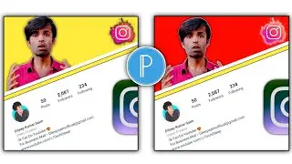 Instagram Creative Dual Photo Editing || PixelLab Creative Instagram Dual Photo Editing 2022
