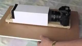 DIY Slide Scanner Scanning via DSLR