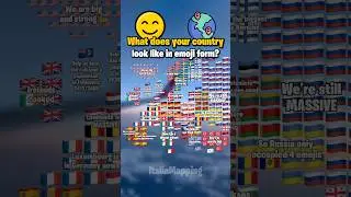 What does your country look like in emoji form? | ItaliaMapping 