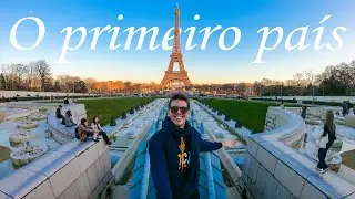 VOU CONHECER TODOS PAÍSES DA EUROPA - COMECEI NA FRANÇA