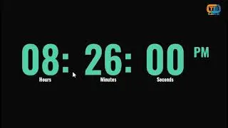 How To Create Digital Clock || Using HTML, CSS, JavaScript (Simple Project) 1