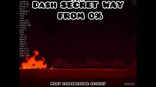 Dash HUGE SECRET WAY FROM 0% WORKING!! #geometrydash #gd #shorts #subscribe #roadto5k #glitch