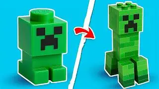100 Minecraft Builds… But All in LEGO