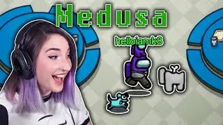Turning Crewmates into STONE as MEDUSA [Among Us]