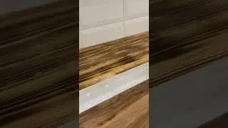 Полка настенная навесная деревянная с обжигом