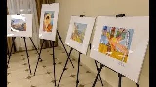 Московские школьники подарили курскому реабилитационному центру 30 картин