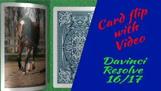 Card Flip with Video - DaVinci Resolve 16/17