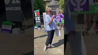 Kate Harris of LGB Alliance speaking at the 
