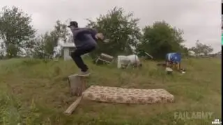 Un backflip loupé dans sa maison de vacances