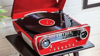 Powel 7-IN-1 Record Player | Crosley Record Player