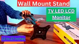Monitor wall mount hindi 2024 | TV wall mount installation | monitor wall mount installation