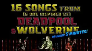 One-Man Band performs 16 Songs from the DEADPOOL AND WOLVERINE SOUNDTRACK!