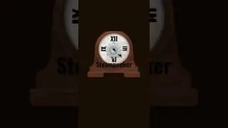 steampunker mantel clock