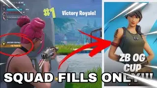 I won a tournament match only USING SQUAD FILLS