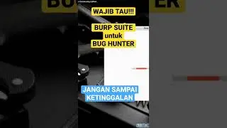 WAJIB TAU!!! Main BURP SUITE untuk BUG HUNTING penghasil CUAN #bugbounty #fypyoutube #bugbountytips