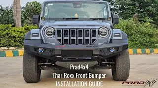 Prad4x4™ Front Bumper - Thar Roxx | Installation Guide