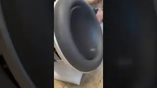 JL Audio subwoofer flexing