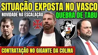 AGORA! CONTRATAÇÃO NO GIGANTE DA COLINA! SITUAÇÃO EXPOSTA NO VASCO! RAFAEL PAIVA MUDA A ESCALAÇÃO!