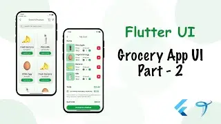 Grocery App UI Part-2 | Flutter UI | Speed Code | Technofolk
